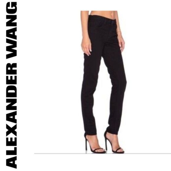 Alexander Wang NEW 002 Relaxed Fit Skinny Jeans Size 24 - Picture 3 of 8